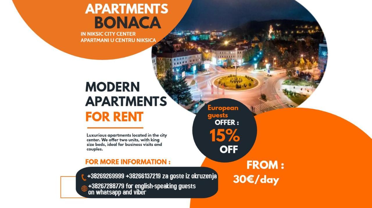 Apartmani Bonaca U Centru Niksica Εξωτερικό φωτογραφία